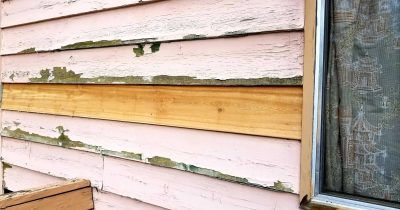 wood siding that needs replacement