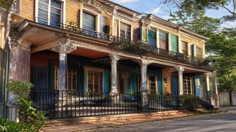 Brick veneer siding restoration on a historic New Orleans home
